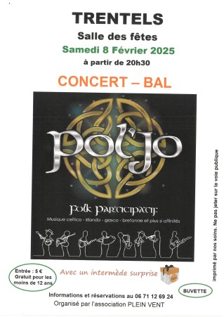 SOIREE IRLANDAISE CONCERT-BAL